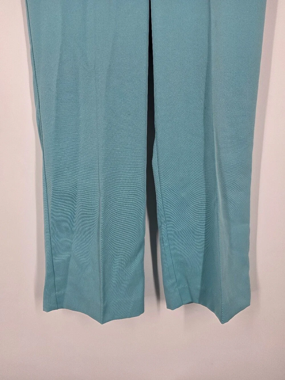 Alfred Dunner Women’s Size 8 Aqua Blue Elastic Waist Straight Leg Pants